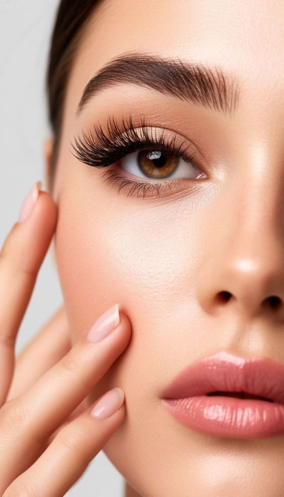 Detalhe de pele tratada com cuidado estético avançado — Lumina Estética Avançada